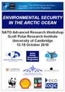 NATO Advanced Research Workshop: Environmental Security in the Arctic Ocean