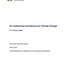 An Institutional Architecture for Climate Change image